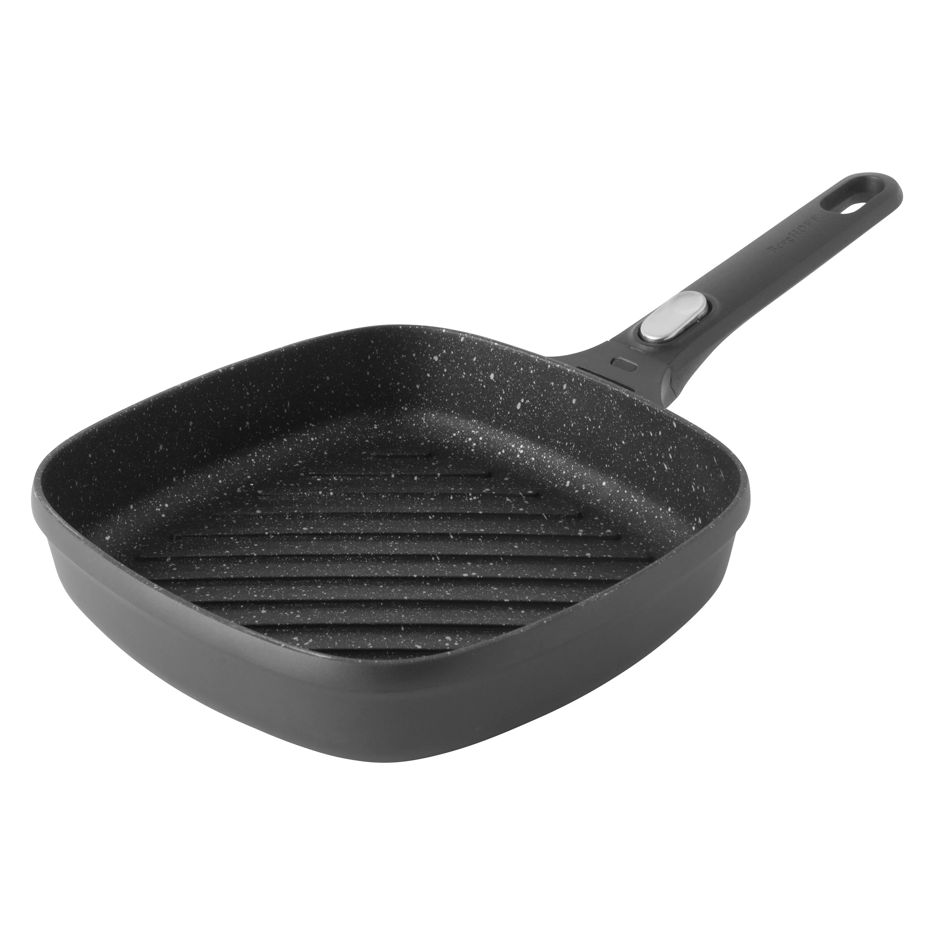 BergHOFF GEM 5Pc Non-stick Cast Aluminum Set, Grill Pan, Saute Pan & Stockpot