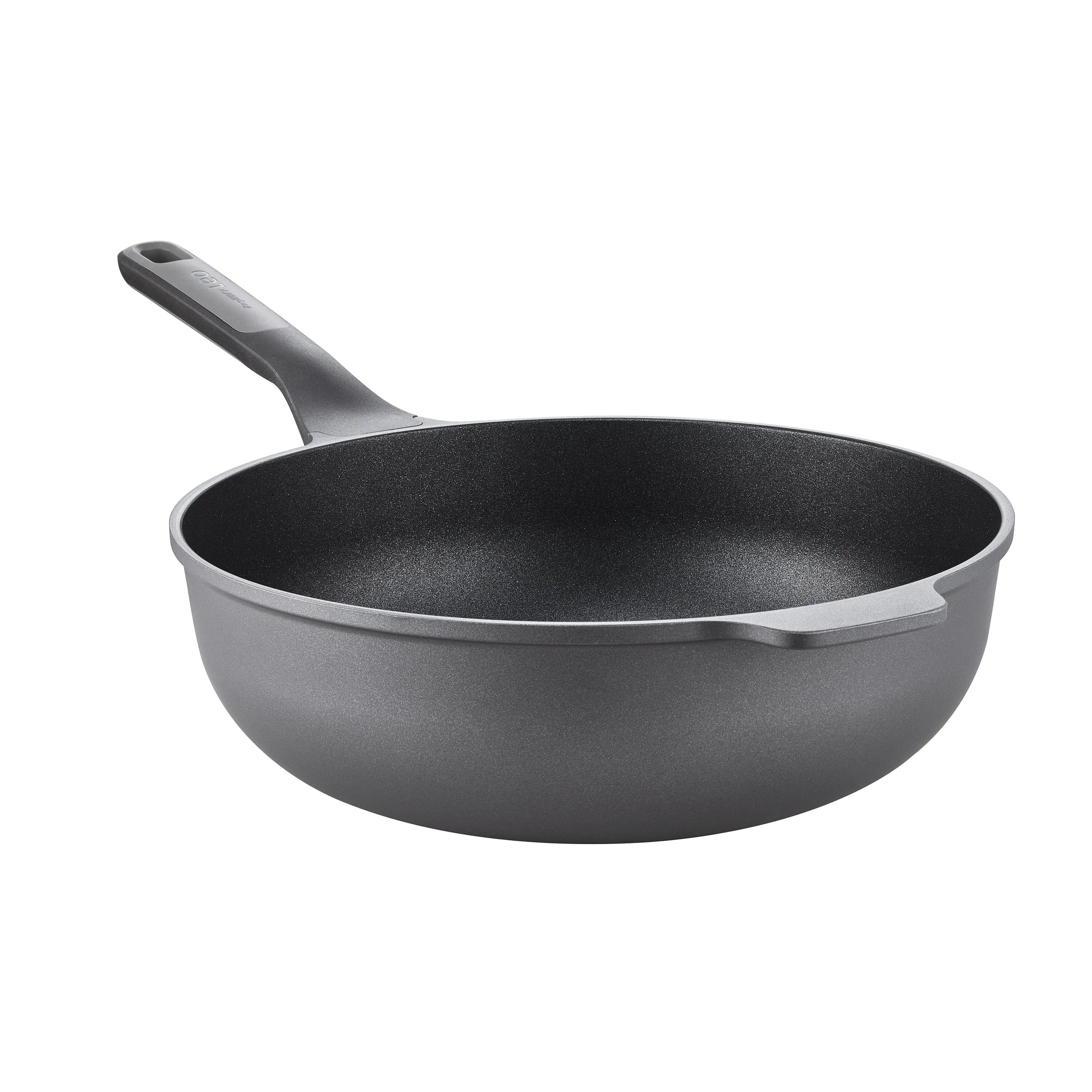 BergHOFF Leo Stone  Nonstick Ceramic 12" Wok Pan 5.3qt., Recycled