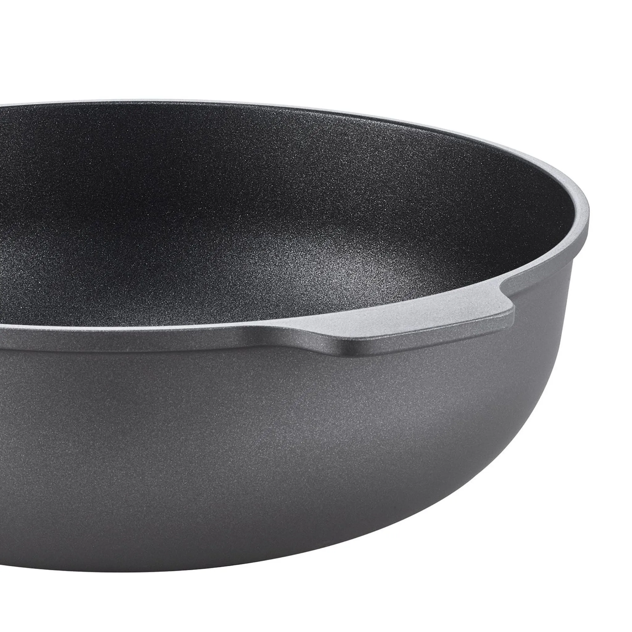 BergHOFF Leo Stone  Nonstick Ceramic 12" Wok Pan 5.3qt., Recycled