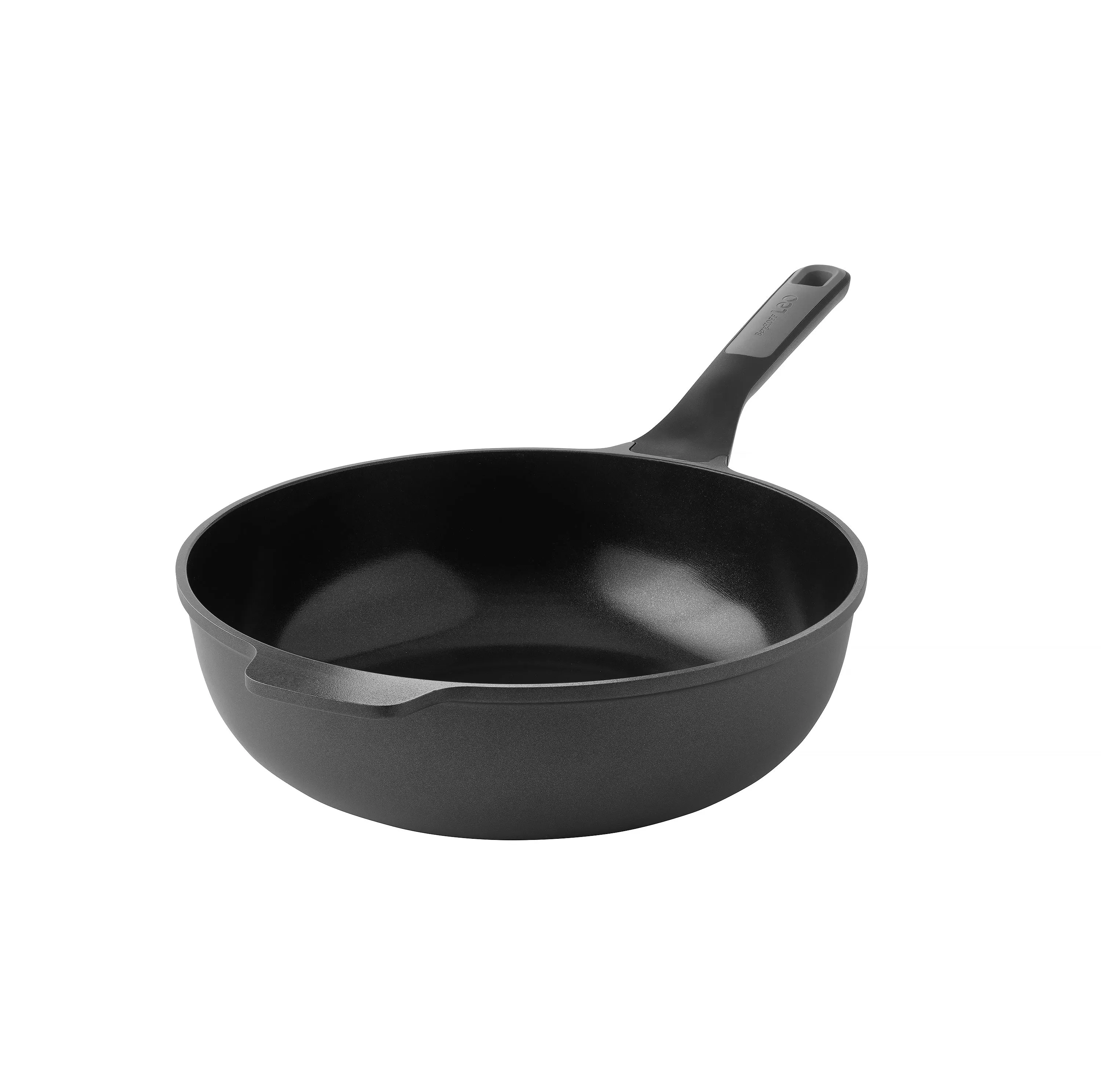 BergHOFF Leo Stone  Nonstick Ceramic 12" Wok Pan 5.3qt., Recycled