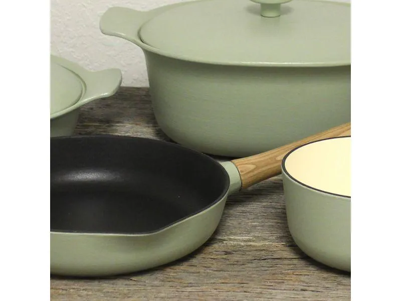 BergHOFF Ron 8Pc Cast Iron Cookware Set, Green