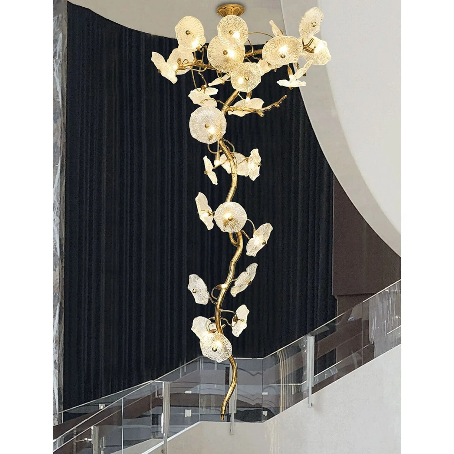 Bioluminescent Flora Chandelier