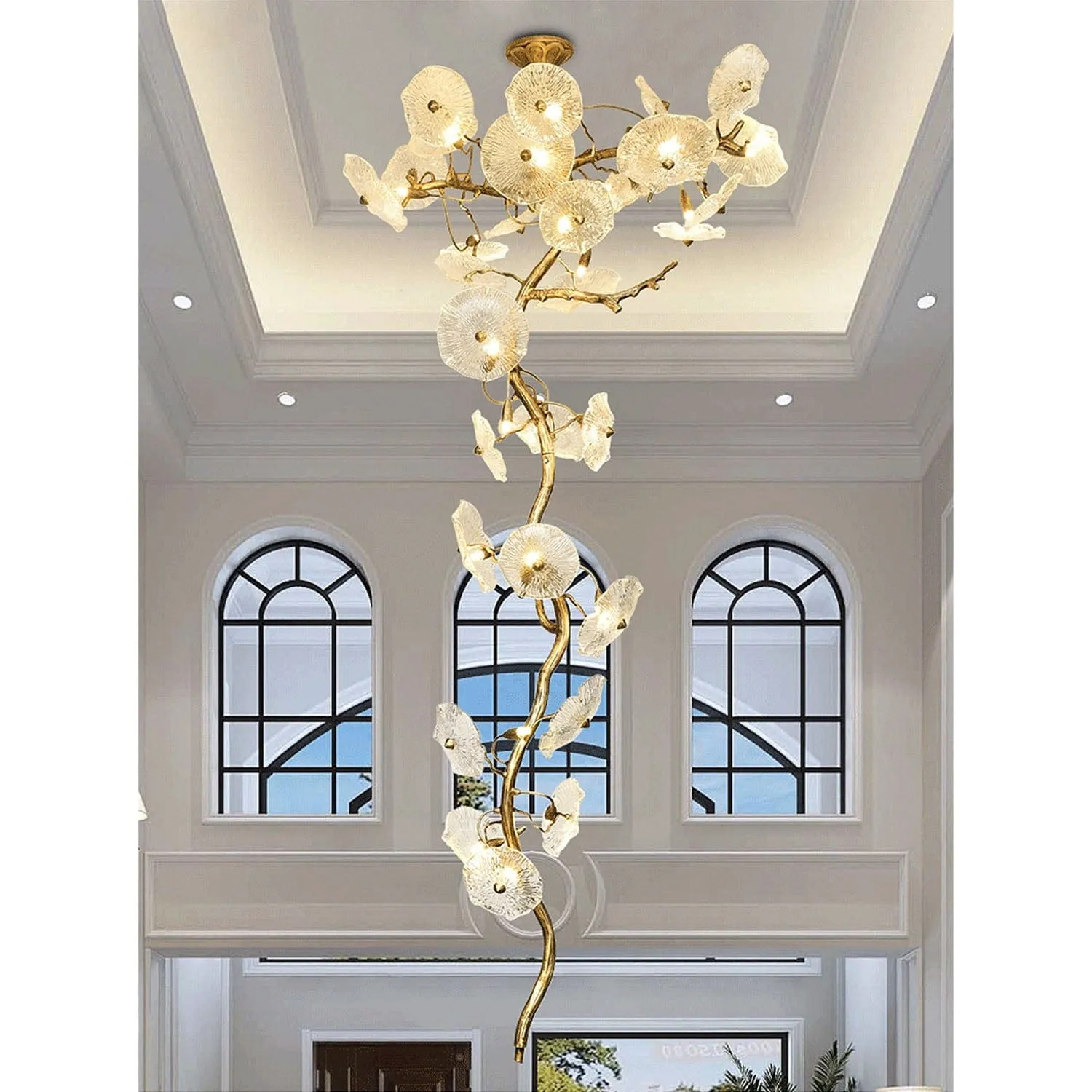 Bioluminescent Flora Chandelier