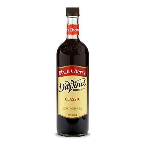 Black Cherry DaVinci Gourmet Syrup Bottle - 750mL