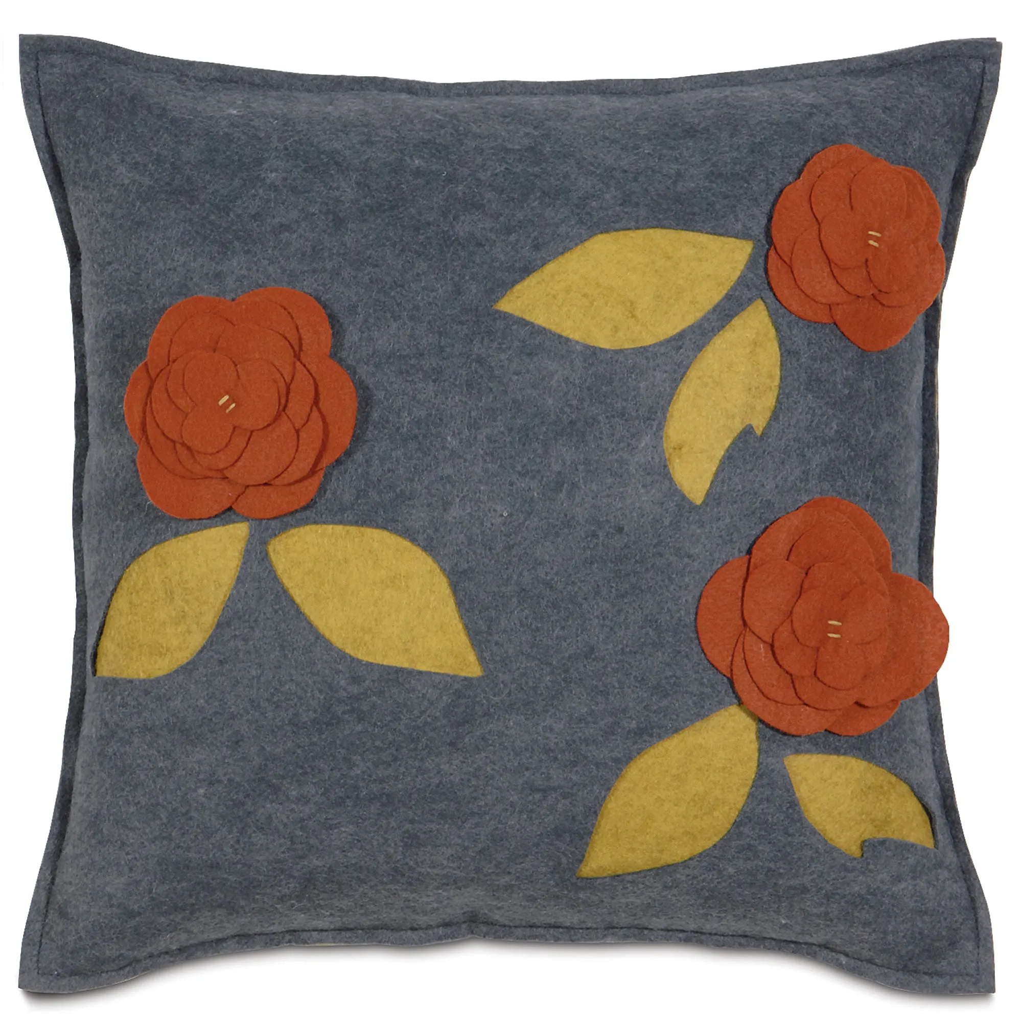 Blossoming Garden Throw Pillow Cover 18x18