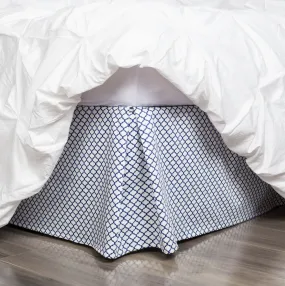 Blue Cloud Bed Skirt