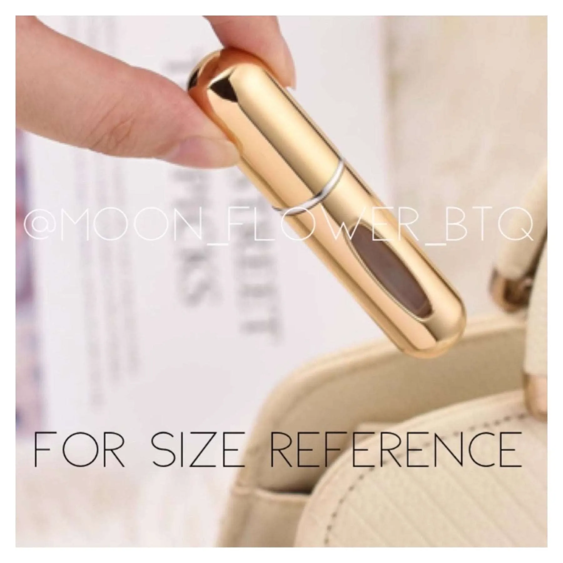 Blue Refillable Perfume Spray Atomizer