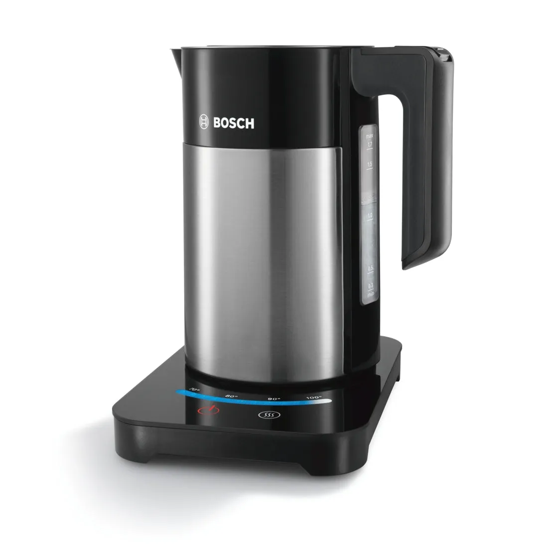 Bosch Twk7203 Electric Kettle 1.7 L 1850 W Black, Stainless Steel