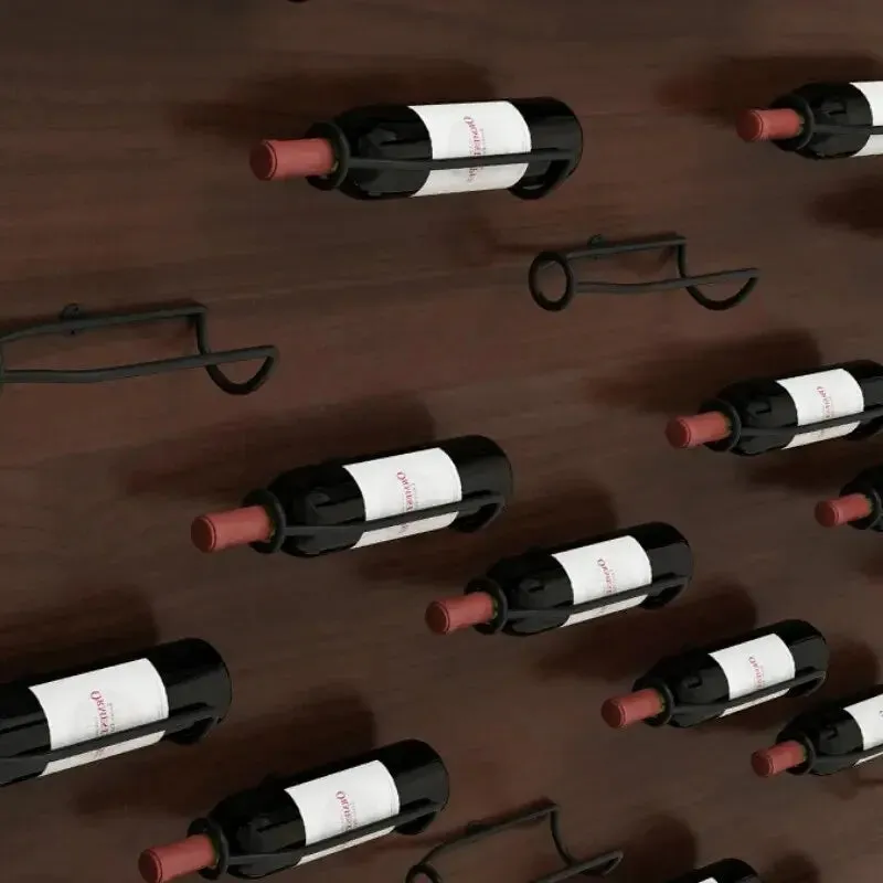 Bottle Shaped Wall Mounted Wine Holder