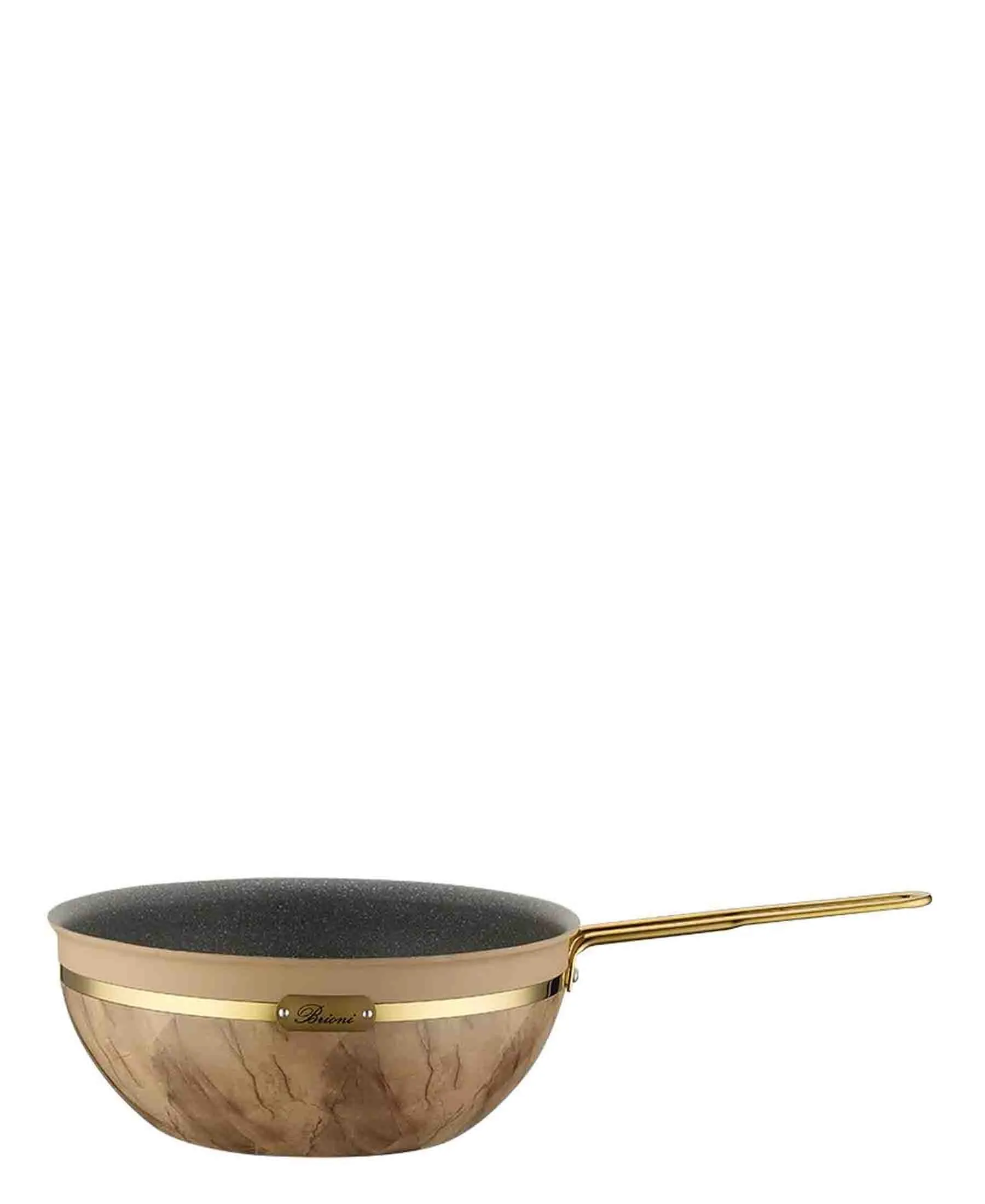 Brioni Selection 26cm Granite Wok Pan - Beige