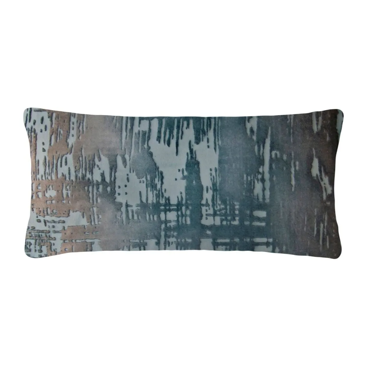 Brush Stroke Gunmetal Velvet Pillows by Kevin O'Brien Studio