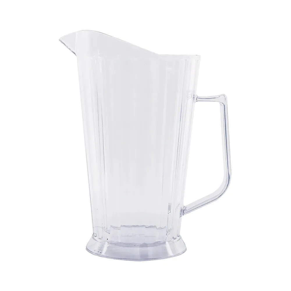 CAC China WPBR-61C Pitcher Beverage/Beer PC Clear 60oz Case of 12 Pcs