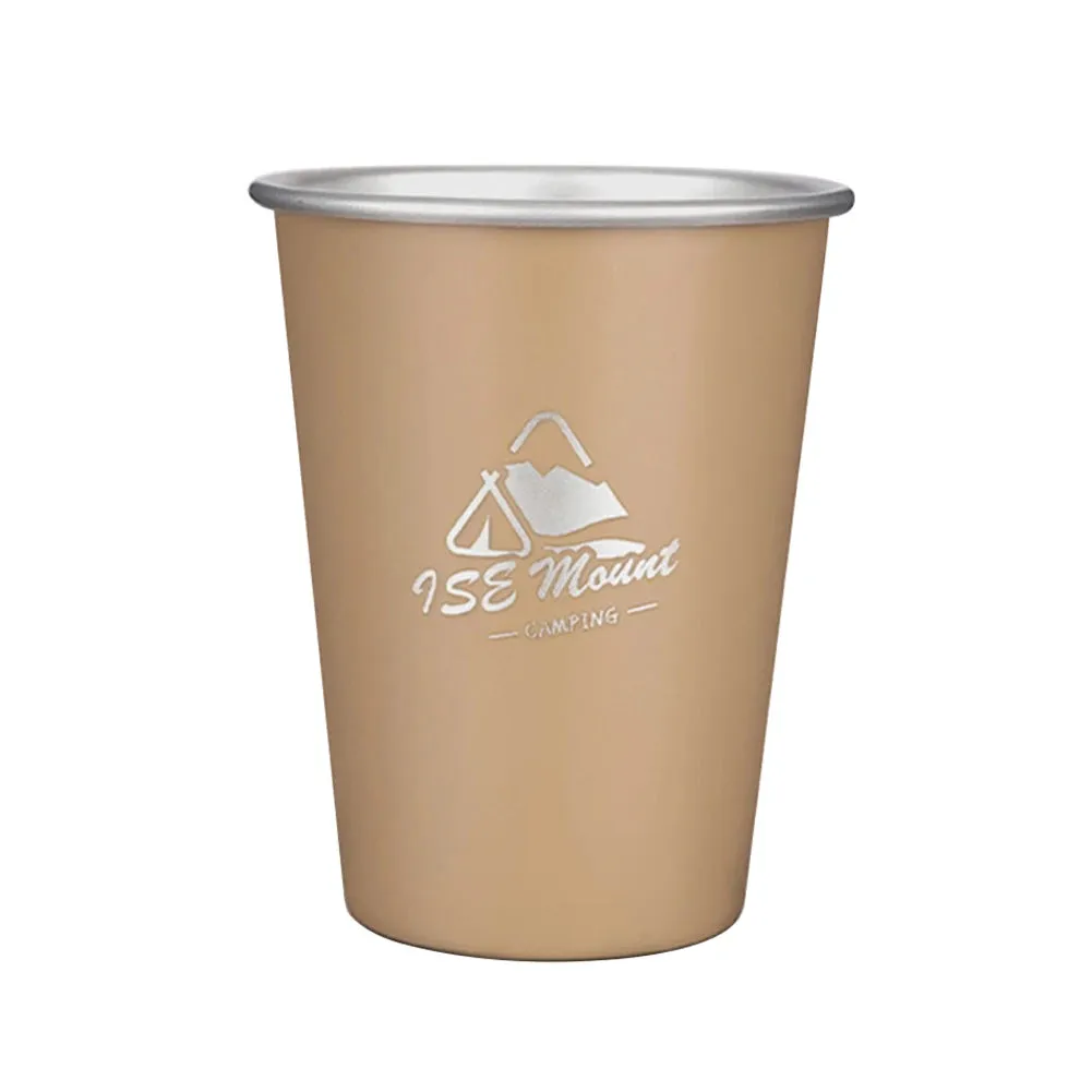 Camping Cup High-Quality Stainless Steel Lightweight Mug Tea Beer Coffee