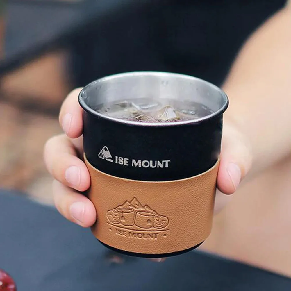 Camping Cup High-Quality Stainless Steel Lightweight Mug Tea Beer Coffee