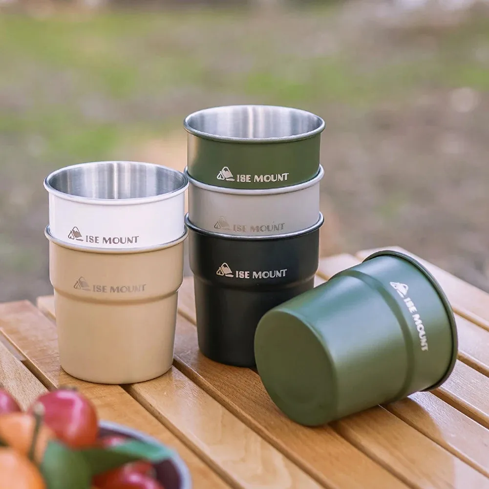 Camping Cup High-Quality Stainless Steel Lightweight Mug Tea Beer Coffee