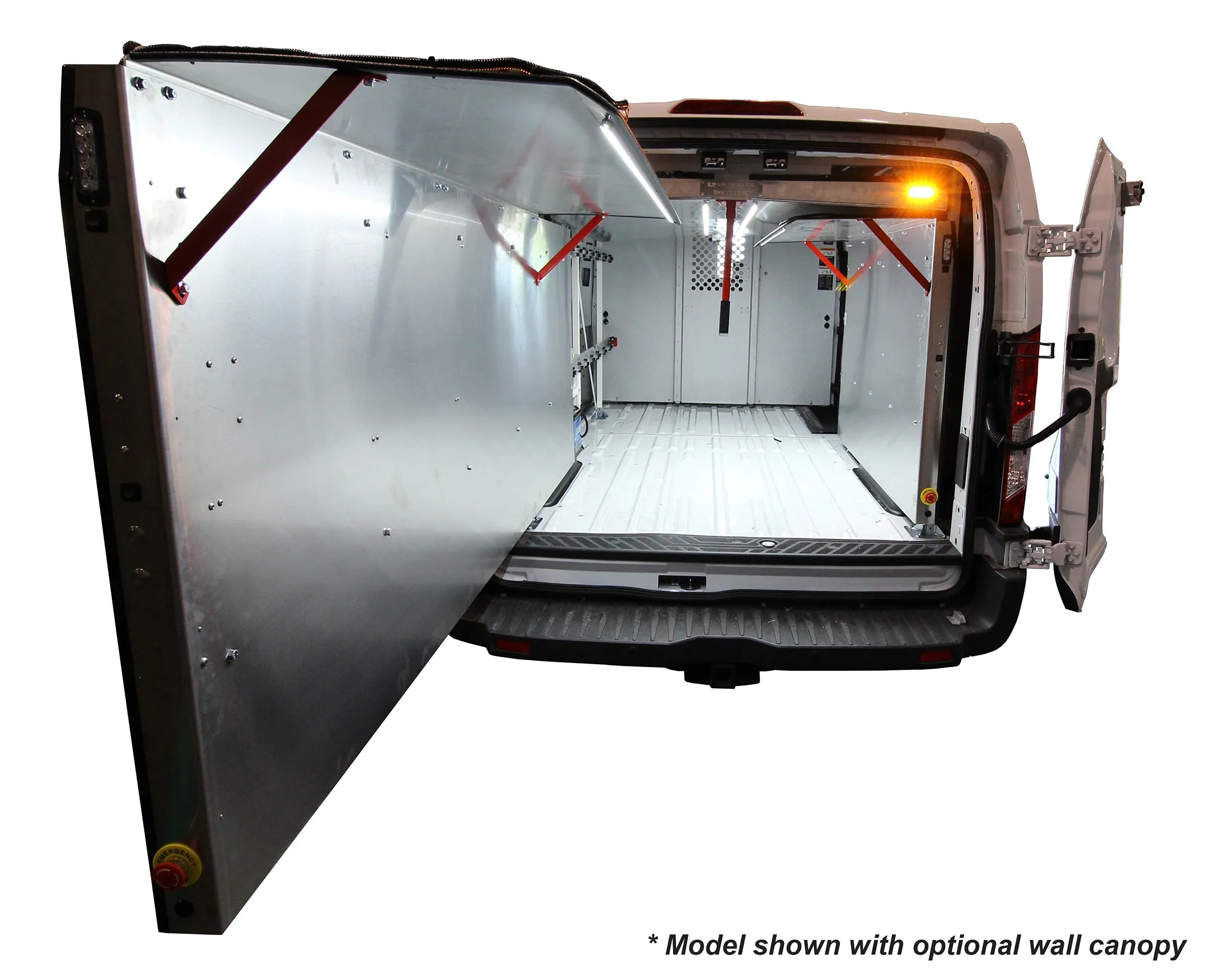 CargoGlide WSST321-23 Van Storage Sliding Platform Wall