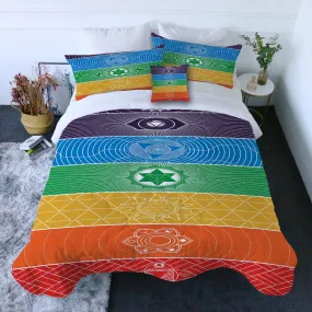 Chakra Yoga Quilt Set