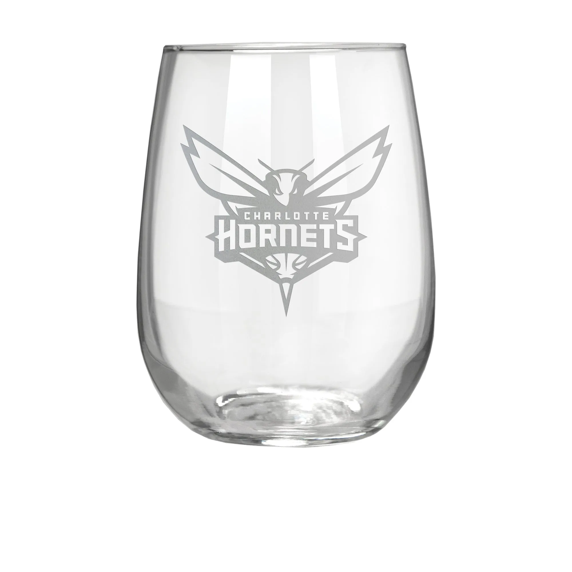 Charlotte Hornets 17 oz. Stemless Wine Glass