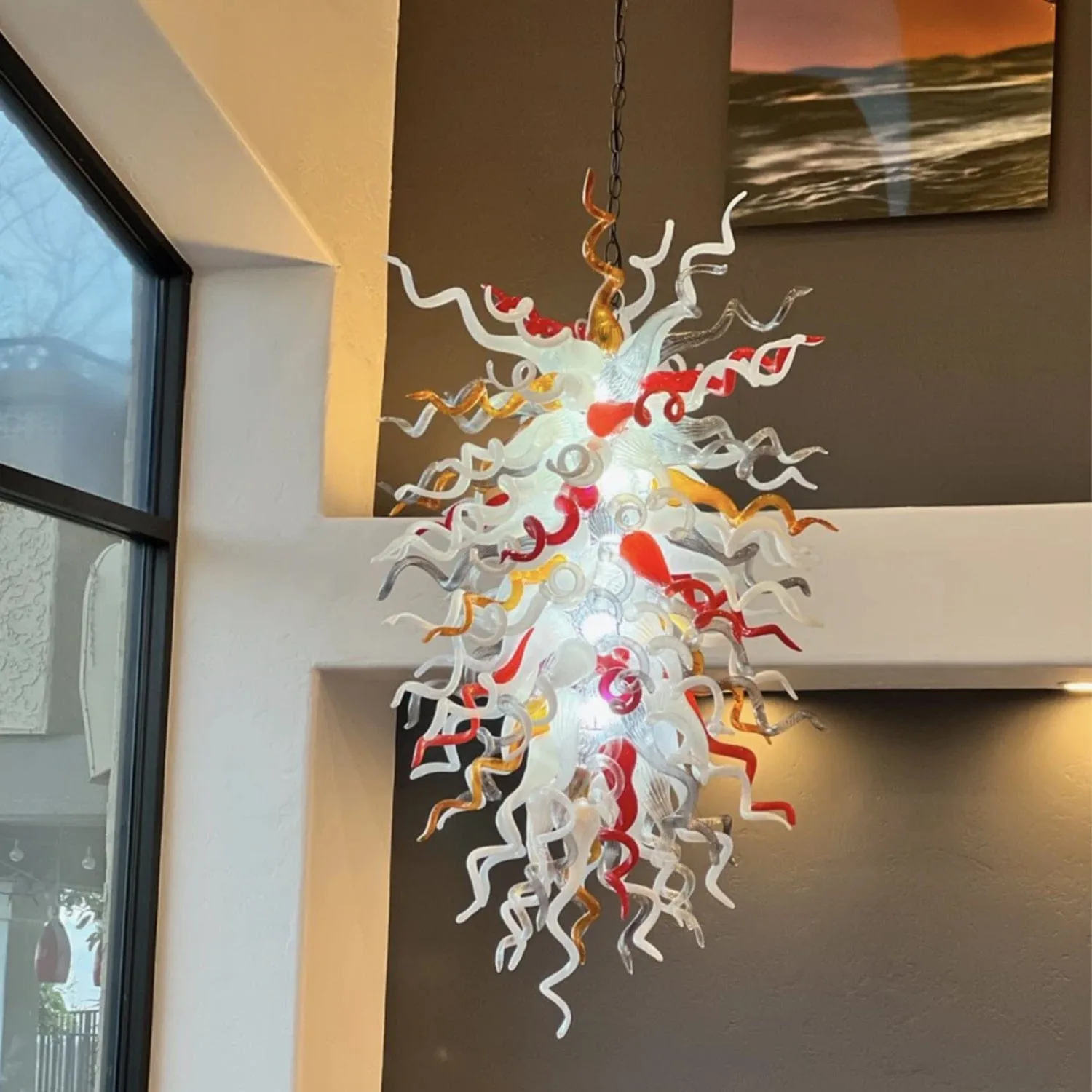 Chihuly Inspired Chandelier