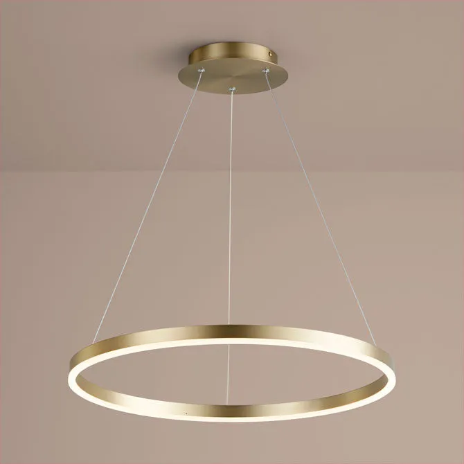 Circulo 24" Pendant - Aged Brass