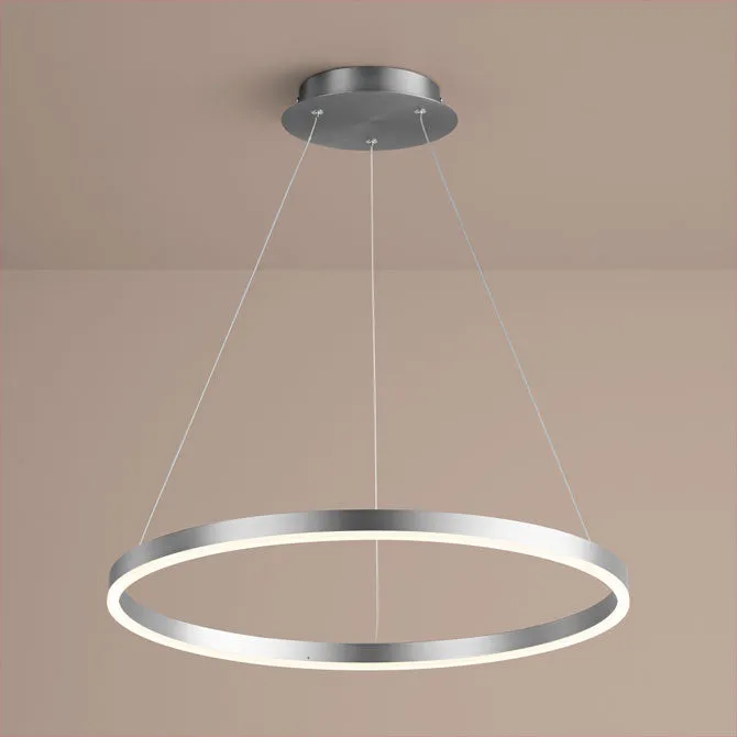 Circulo 24" Pendant - Satin Nickel