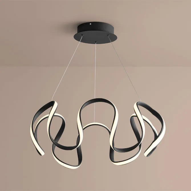 Cirro 28" Chandelier - Black