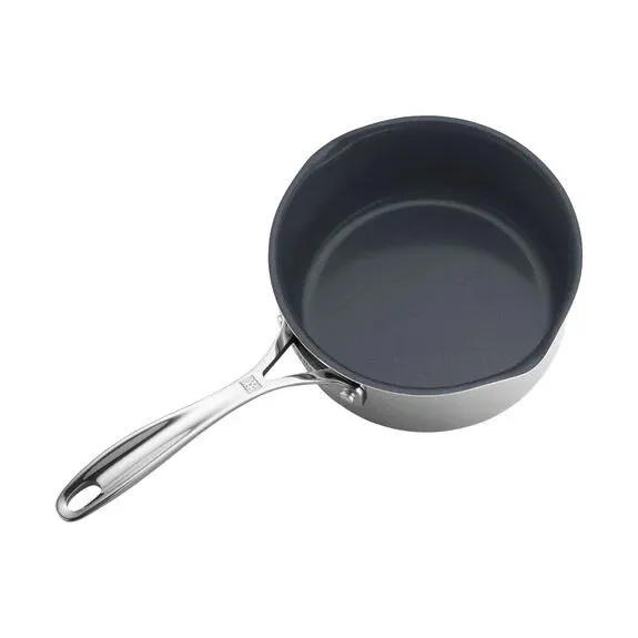 Clad CFX 2 QT Non-Stick Stainless Steel Ceramic Saucepan