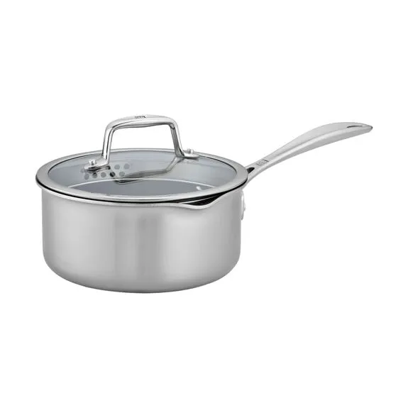 Clad CFX 2 QT Non-Stick Stainless Steel Ceramic Saucepan