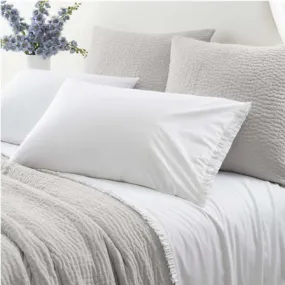 Classic Ruffle White Standard Pillowcases