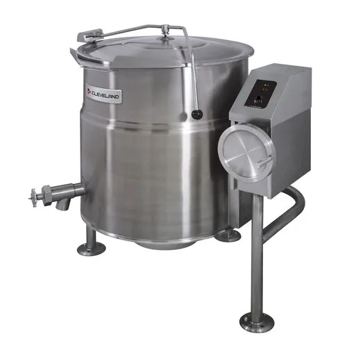 Cleveland KEL60T Electric Tilting Kettle with 60-gallon Capacity and Steam Jacket Design