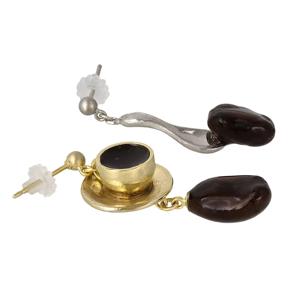 Coffee Cup and Saucer Earrings