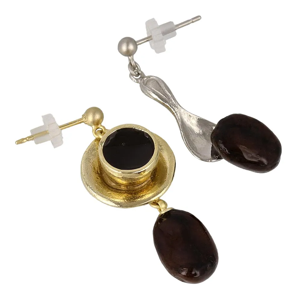 Coffee Cup and Saucer Earrings