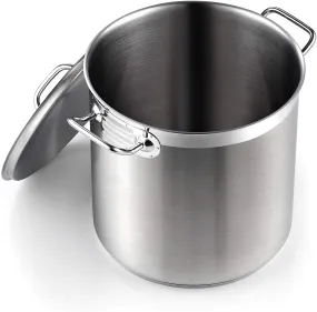 Cooks Standard Stockpots Stainless Steel, 11 Quart Professional Grade Stock Pot with Lid, Silver