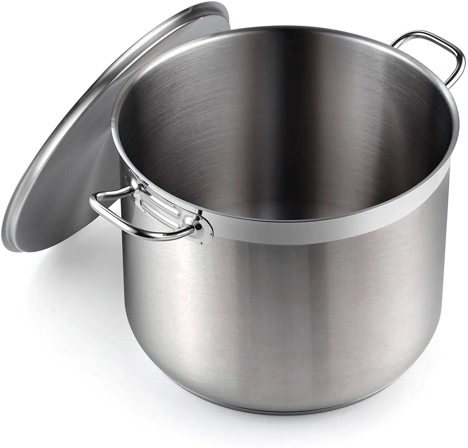 Cooks Standard Stockpots Stainless Steel, 30 Quart Professional Grade Stock Pot with Lid, Silver