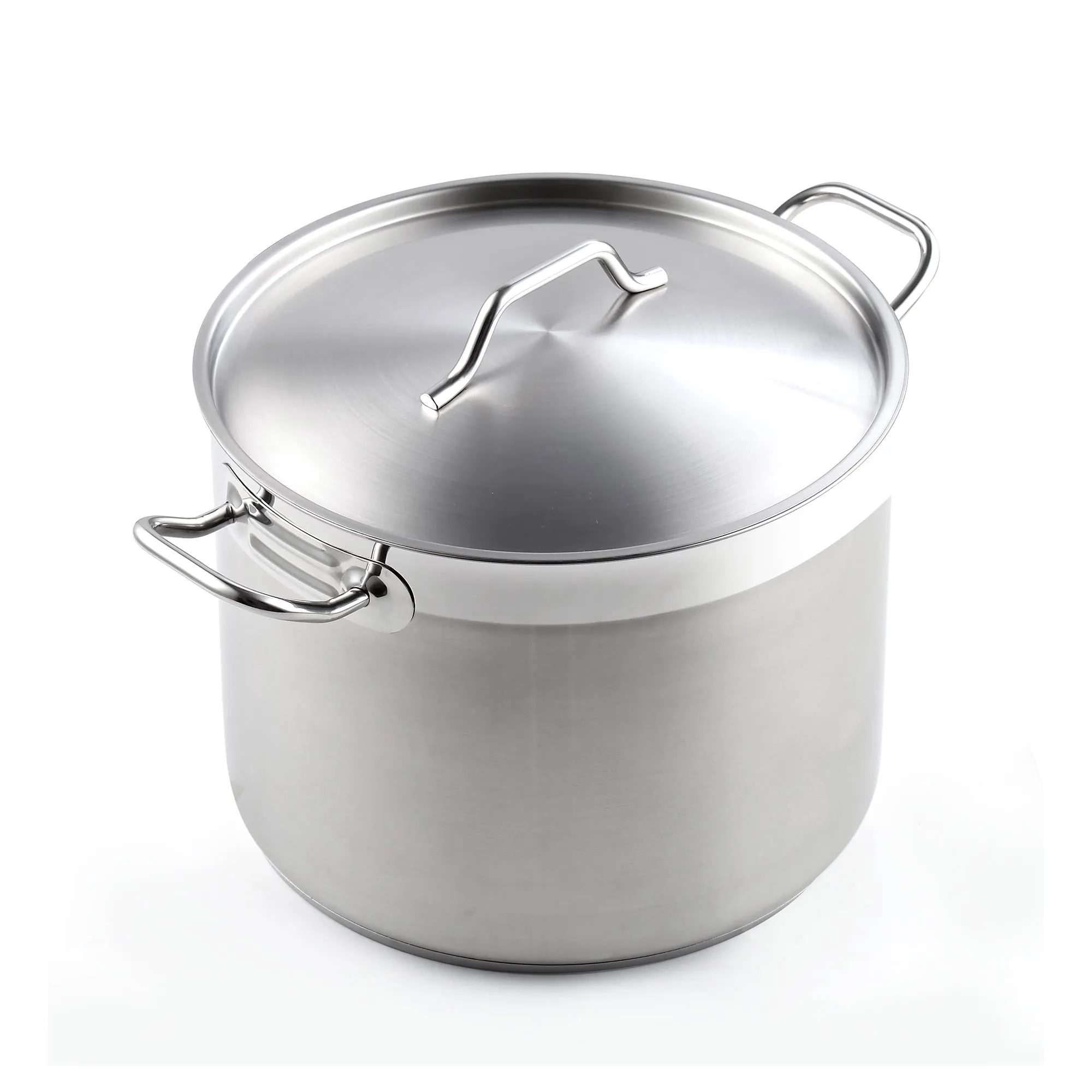 Cooks Standard Stockpots Stainless Steel, 8 Quart Professional Grade Stock Pot with Lid, Silver