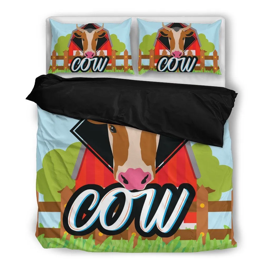 Cow Bedding Set