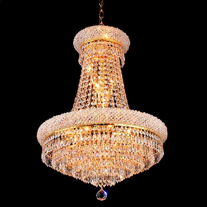 Crystal Chandelier W:20 x H:32 Genuine Magnificent Crystal Prisms, 11 Lights