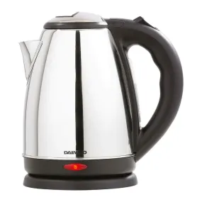 Daewoo 1.7L 2.2KW Polished Steel Jug Kettle - Silver