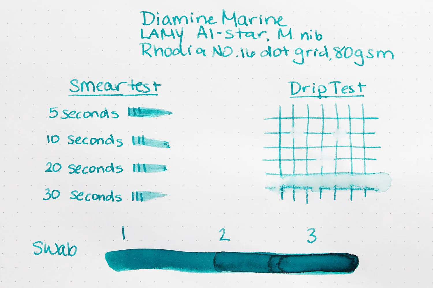 Diamine Marine - 80ml Bottled Ink