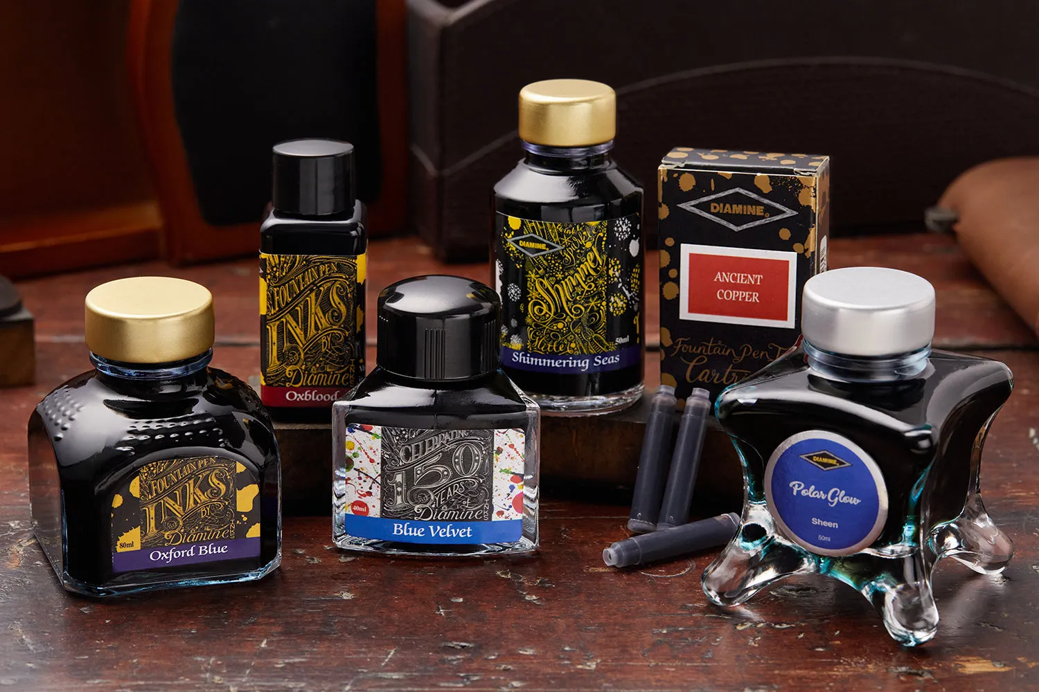 Diamine Oxford Blue - 80ml Bottled Ink