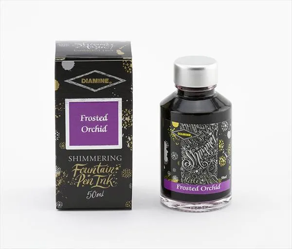 Diamine Shimmering Fountain pen Inks 50ml - Frosted Orchid