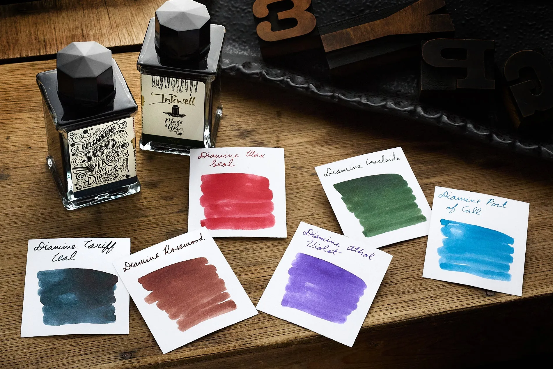 Diamine Tariff Teal - 75ml Bottled Ink