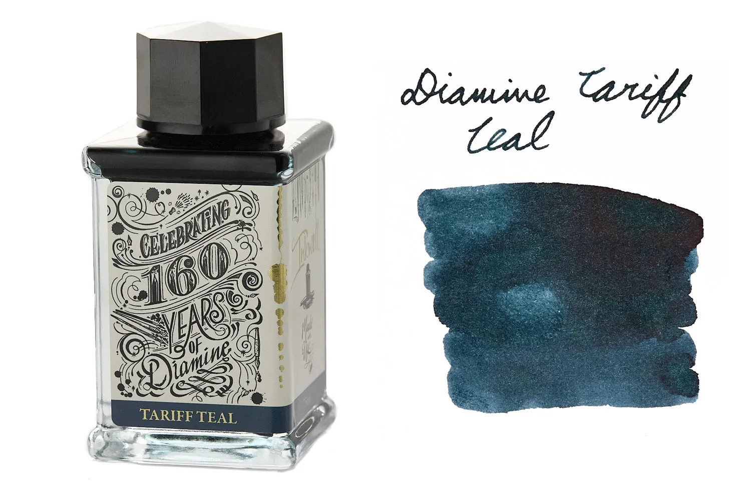 Diamine Tariff Teal - 75ml Bottled Ink