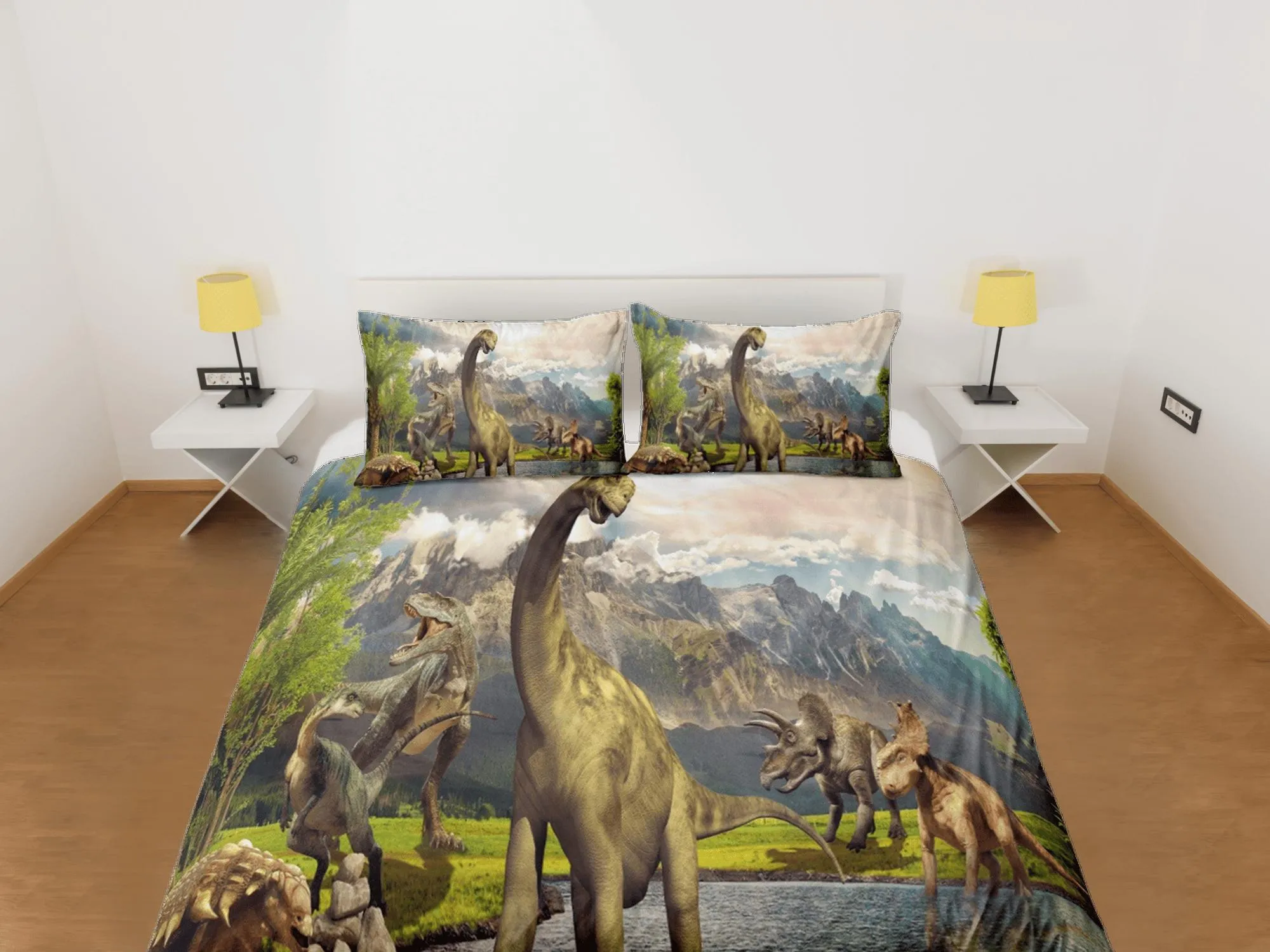 Different kinds of dinosaur bedding, adult duvet cover, dorm bedding, teen boys bedding set full, animal duvet cover set, dinosaur gift