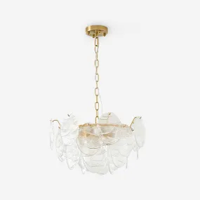 Disc Victorian Glass Chandelier