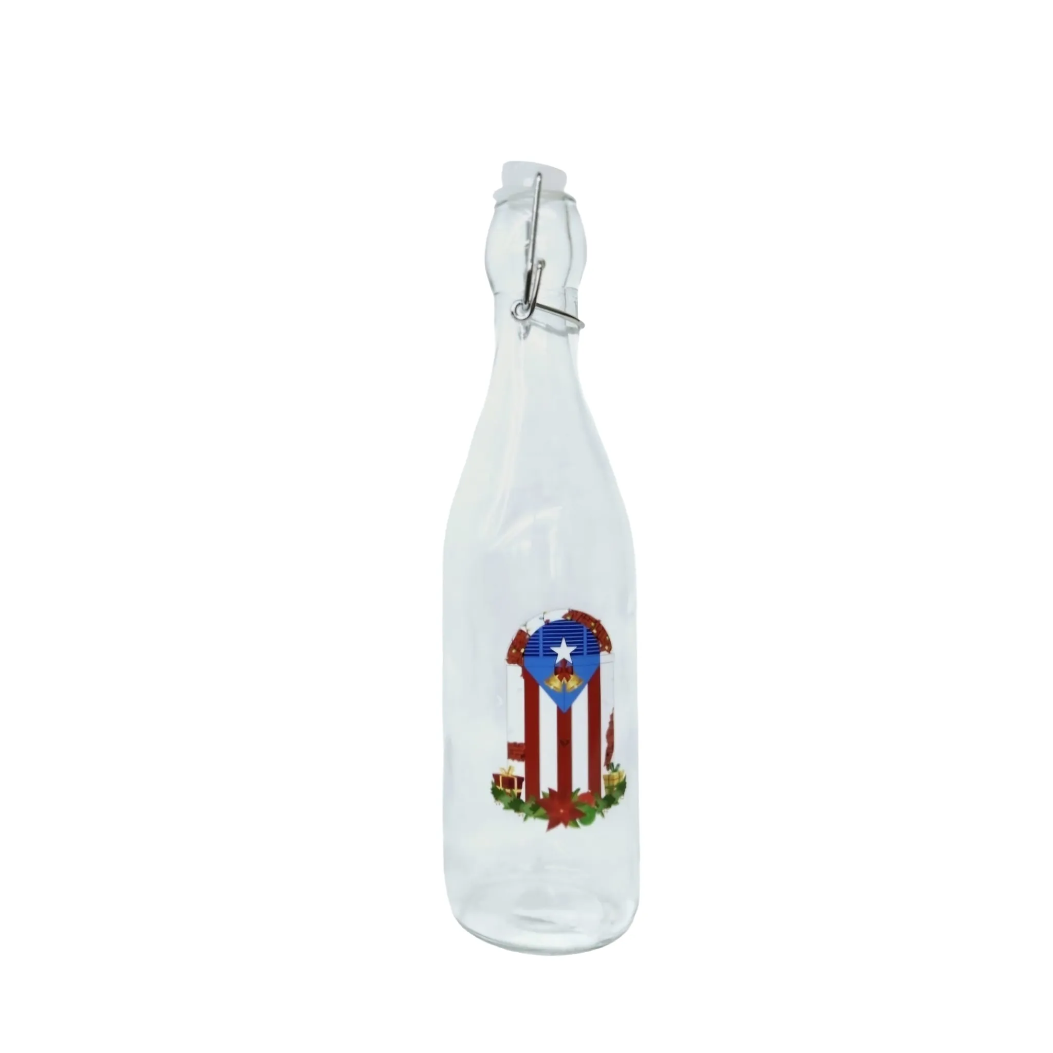 Door with PR Flag - Coquito Bottles