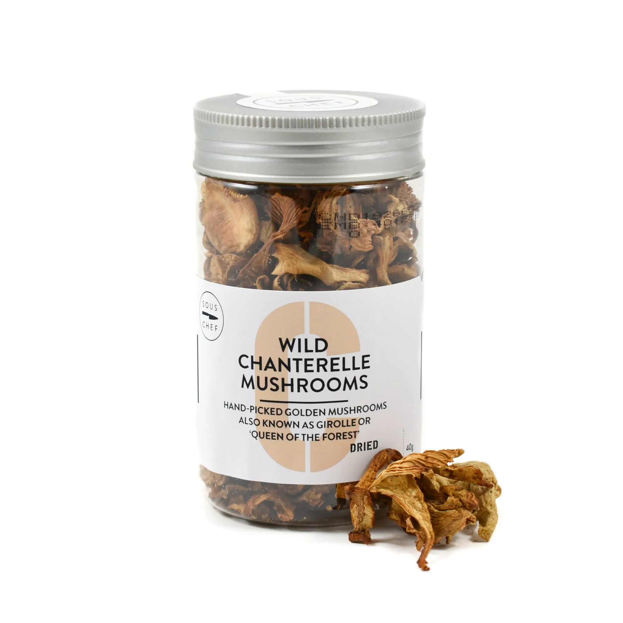 Dried Wild Chanterelle Mushrooms, 40g