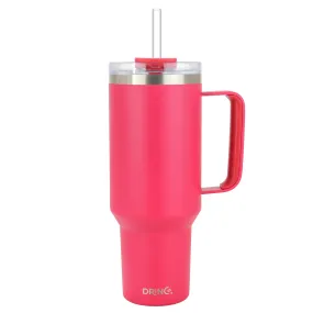 DRINCO® 40oz BugSur Tumbler with Handle - Viva Magenta