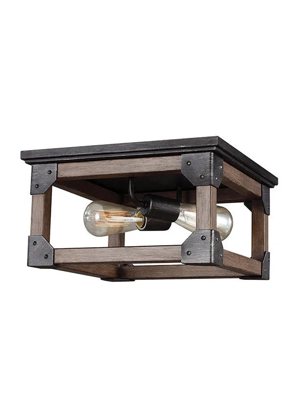 DUNNING 2 LIGHT CEILING MOUNT