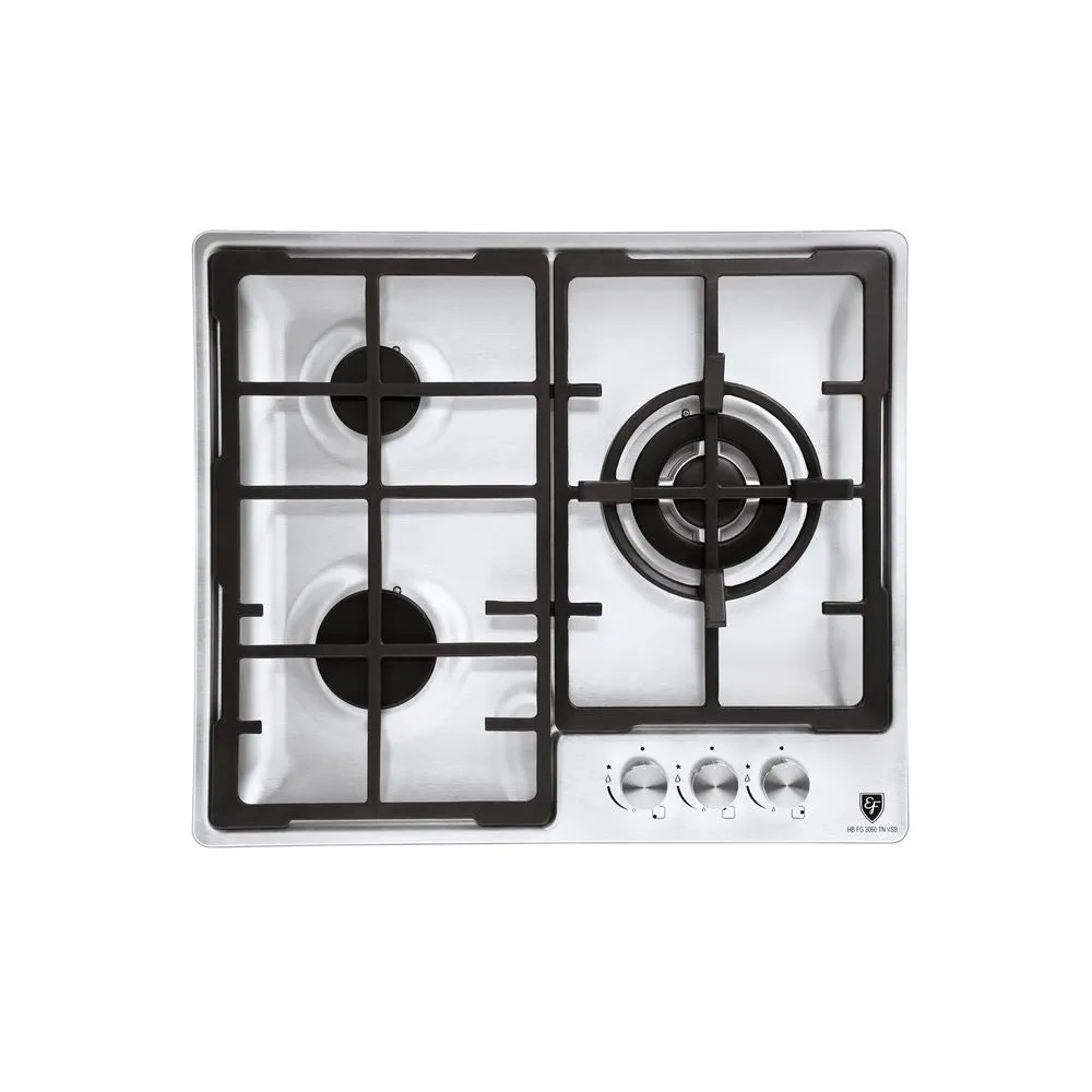 EF HB FG 3060 TN VSB Built-in Gas Hob HBFG3060TNVSB